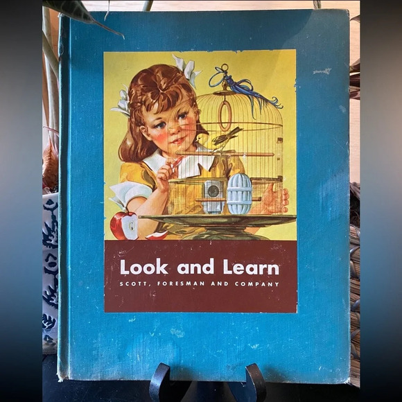 VINTAGE 1943 Look and Learn by Scott Foresman & Co Children’s Book - Picture 2 of 13